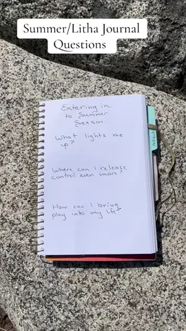 A post by @jenny_c_bell on TikTok caption: #litha #summersolstice #summervibes #journaling #journalprompts #witchy 