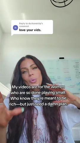 A post by @nobudgetbabe on TikTok caption: Replying to @duckandclip This is for the woman who’s making good money but still feels broke. The one with the designer bag and credit card debt. The one who’s tired of looking successful and still living paycheck to paycheck. You’ve got ambition. But you’ve been stuck in a loop of “treat yourself,” stress, shame, repeat. And now you're ready to build real wealth. Not vibes. Not theory. Not hustle-for-10-years-and-hope wealth. Money power. The kind that pays your bills, funds your freedom, and builds your legacy. That’s what I teach. No budgets. No fluff. Just a proven strategy that takes you from financially overwhelmed to “wait, I actually feel RICH.” Start with my 30 Days to $100K free training. It’s on my website under “Freebies.” Go get it. You’re not here to play small.