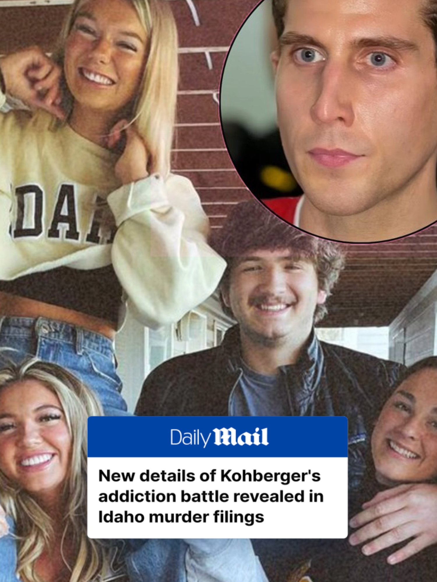 A post by @dailymailcrime on TikTok caption: Bryan Kohberger’s secret past trauma and teenage addiction battle are expected to fall under the spotlight at his capital murder trial, as his defense fights to save him from the firing squad. In a new court filing, hitting back at the suspect's 11th-hour bid to delay the trial, prosecutors point to a trove of information uncovered about Kohberger's past. Among them are details of past 'trauma,' including records about a childhood car accident Kohberger was involved in. The details of this accident - including when and where it occurred - remain a mystery. It is also unclear if Kohberger suffered any injuries in the accident. Read the full story at DailyMail.com #crime #crimetok #murder #victim #court #killer #bryankohberger #students #idaho