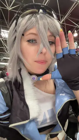 A post by @kawaii_ninchen on TikTok caption: Silver Wolf from dokomi2025 #HonkaiStarRail #honkaistarrailcosplay #silverwolf #silverwolfcosplay 