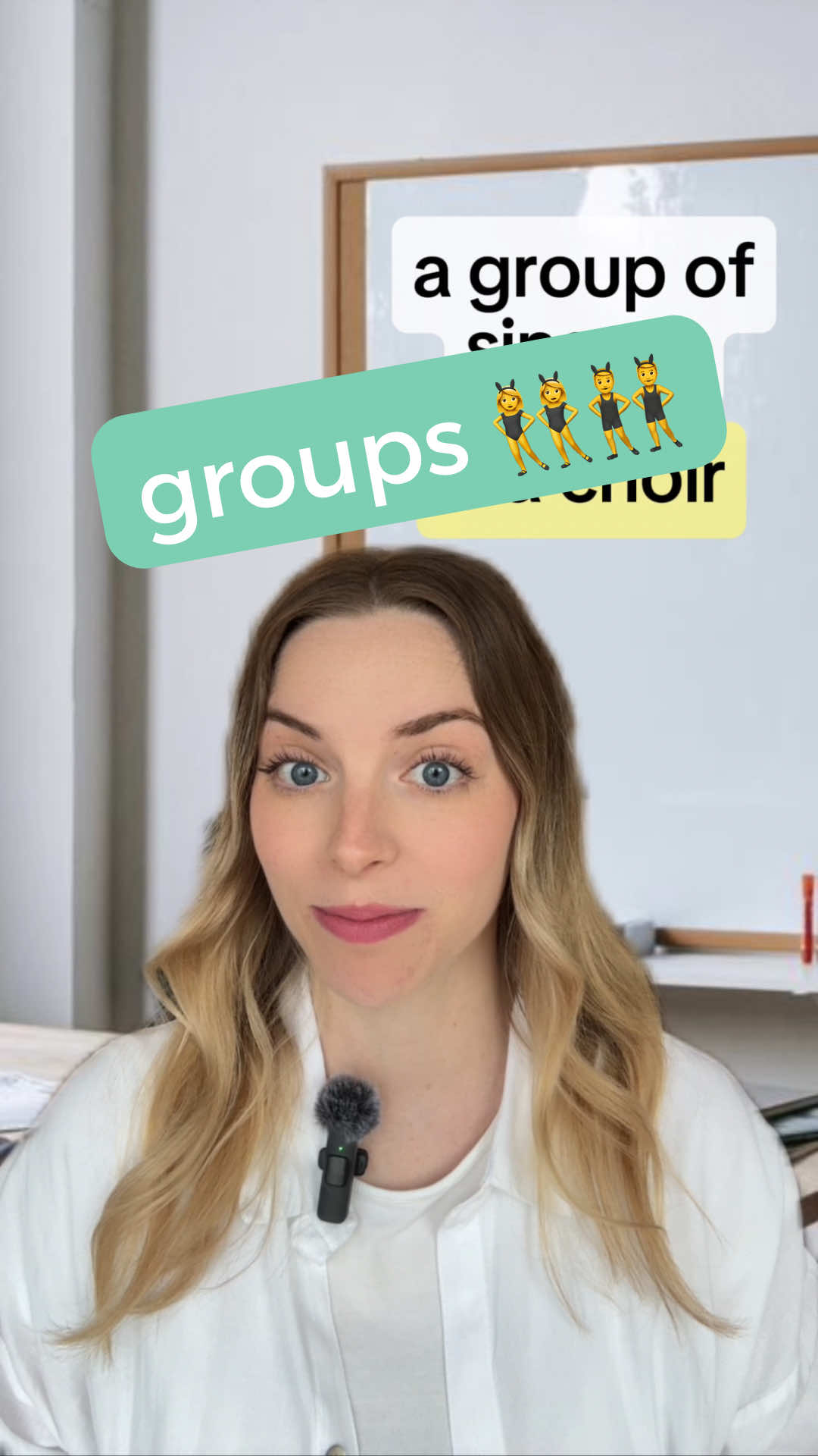 A post by @englishteacherclaire on TikTok caption: Can you name these different groups of people? 🤓 Let me know how many you knew! 💬 #english #englishteacher #learnenglish #englishlanguage #englishvocabulary #englishlearning #englishtips #englishlesson #englishclass #englishgrammar #americanenglish 