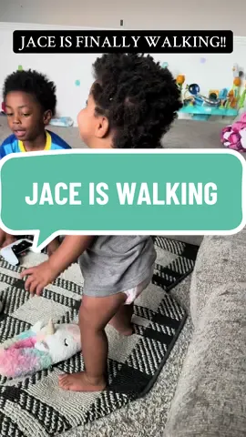 A post by @itzgeegee on TikTok caption: My baby finally walking!!! #babytok #babytiktok #babyboy #babyfever #babyfirst #babyfirststeps 