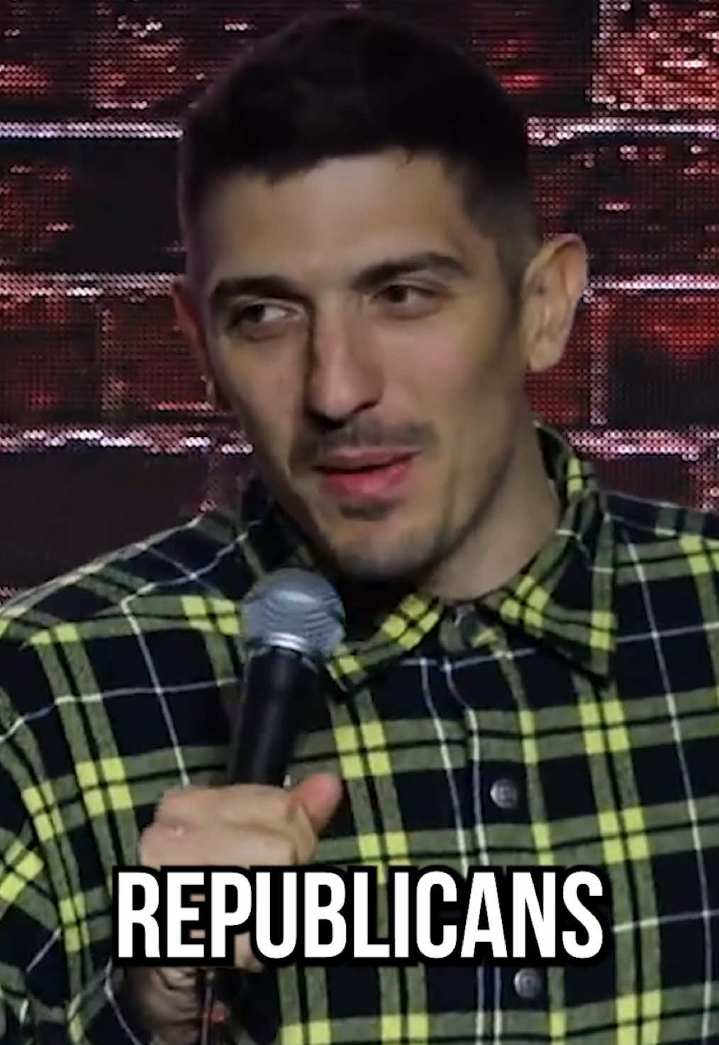 A post by @theandrewschulz on TikTok caption: Cubans really are the most confusingly hilarious Latinos that exist... 😂😂😂 #andrewschulz #StandUpComedy #Comedy #fyp #latino #latina 