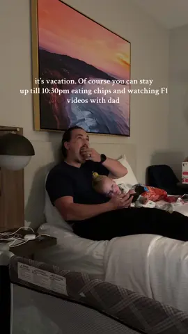 A post by @elyssajoy_ on TikTok caption: life is all about balance 😜 #genz #parents #toddler 