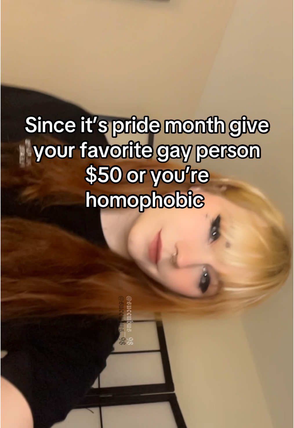 A post by @amber.hawking on TikTok caption: #PrideMonth #lgbt🌈 #lgbtqia🏳️‍🌈 #queer #viral #fyp #foryoupage #fy #xyzabc
