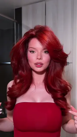 A post by @anastasile on TikTok caption: The thing about having red hair is… you get a new hair color every two weeks 😂 #redhair 