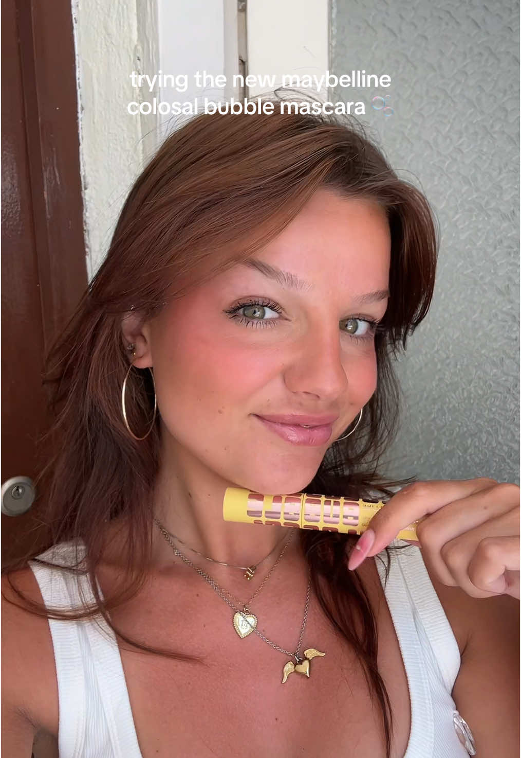 A post by @mylifeasannabel on TikTok caption: 🫧💛 @Maybelline NY #makeup #buzzadorbeautyboard #buzzadorxnewnessloreal 