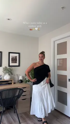A post by @samanthaalfred on TikTok caption: What I wore today as a midsize girly👜✨🤍👢 #midsizestyleinspo #whatiworetoday #ootd #fashiontiktok #midsizeootd #midsizefashion #outfitideas #styleinspo #outfitideas #summeroutfitinspo 