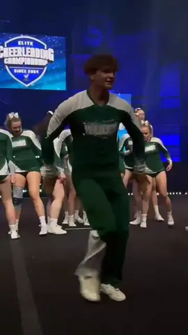 A post by @charly2106 on TikTok caption: "The final show and the hardest goodbye! 💔 Grateful for every moment, every cheer, every tear. This team will always be a part of my heart.#cheerleading #ecc #bottrop#elite25#realatable#sportliebe#mentalhealthawarness#MentalHealth#GymTok#cheer 