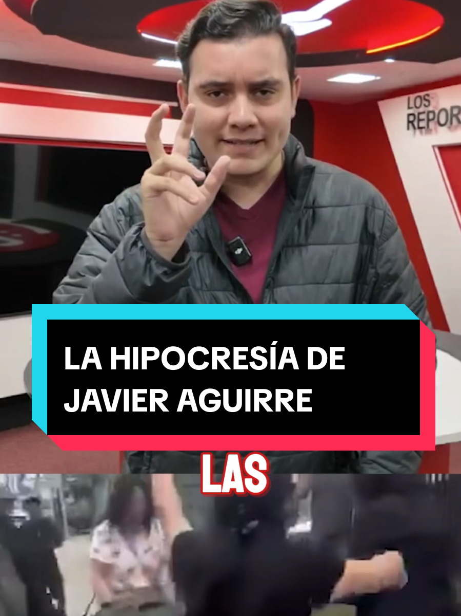 A post by @manuelpedrerooficial on TikTok caption: LA HIPOCRESÍA DE JAVIER AGUIRRE Y TELEVISA: FUERON PAGADOS POR CALDERÓN | MANUEL PEDRERO 