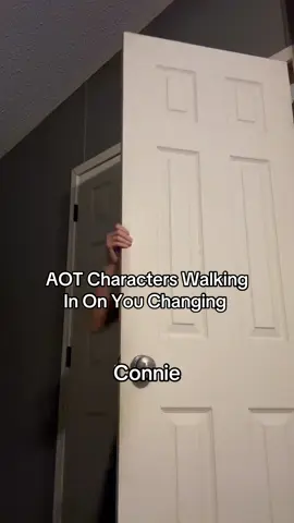 A post by @erikadayshawn on TikTok caption: GET OUT 😳 #AttackOnTitan #attackontitanseason4 #aot #erenjaeger #leviackerman #arminalert #mikasaackerman #fyp 