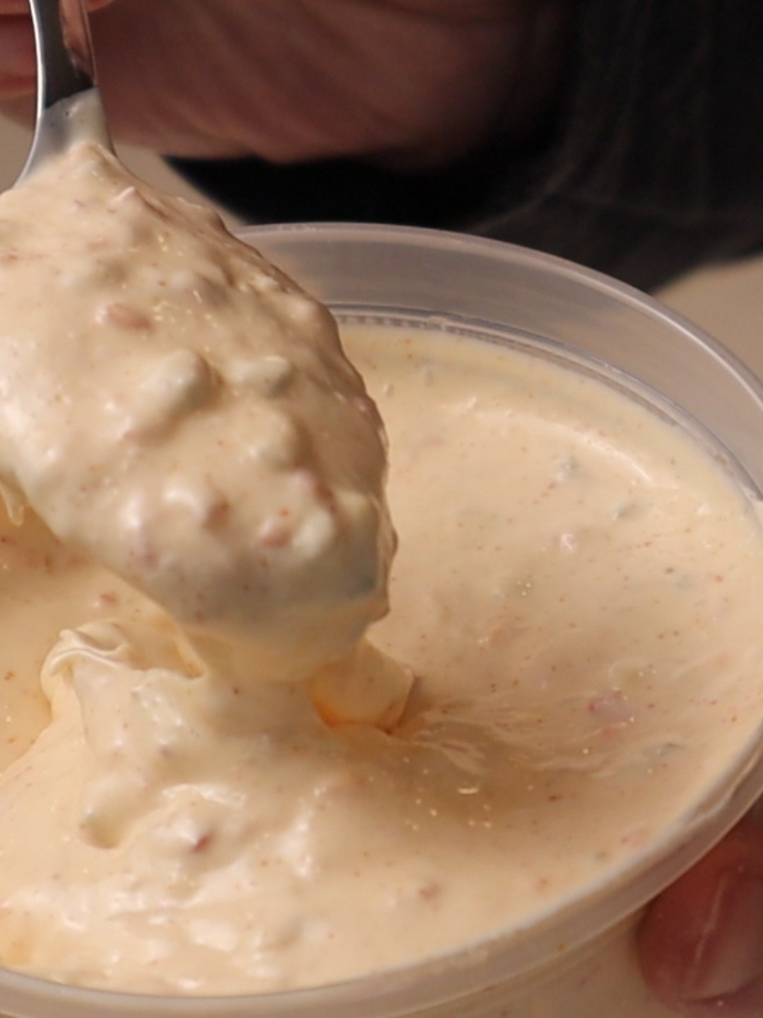 A post by @dollartreedinners on TikTok caption: If you've been missing Taco Bell’s Baja sauce, this is a really solid at-home version. It’s creamy, a little tangy, and tastes just like you remember. This is the first step if you’re planning to make a cheesy gordita crunch at home. Homemade Baja Sauce (Taco Bell Copycat) Makes about 1 ¼ cups Ingredients: • 1 cup mayonnaise • 2 tbsp finely minced red bell pepper (fresh or jarred roasted) • 1 tbsp finely minced pickled jalapeños • 1 tbsp pickled jalapeño brine Seasoning Blend: • 1 tsp onion powder • ½ tsp garlic powder • ¼ tsp paprika • ¼ tsp cumin • ¼ tsp chili powder • ¼ tsp salt Instructions: Mince the red bell pepper and pickled jalapeños very finely—almost paste-like. Mix the dry seasonings together in a small bowl. In a medium bowl, combine mayo, minced peppers, jalapeño brine, and seasoning blend. Stir until smooth. Transfer to an airtight container and refrigerate for at least 4 hours, preferably overnight. This step is key—don’t skip it. #bajasauce #tacobellcopycat #copycatrecipe #budgetcooking #easyrecipes #saucerecipe #cheesygorditacrunch #homemadesauce  #fromscratchrecipes #nostalgicfood