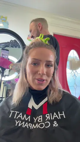 A post by @thestephseries on TikTok caption: going even MORE blonde… @Alfredo Lewis #hair #bleach #hairtok #fypage