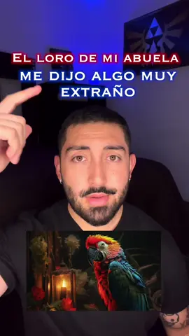 A post by @jasonthores on TikTok caption: El loro de mi abuela me dijo esto 🦜😳 #misterio #casosmisteriosos #casos #skinwalker 