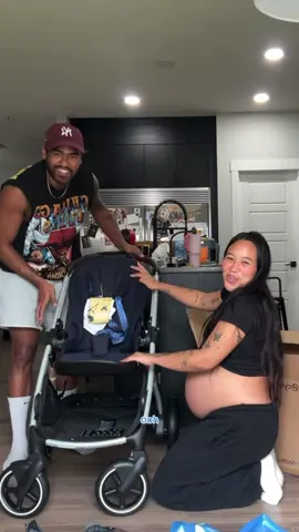 A post by @aileenchristineee on TikTok caption: Forcing ourselves to be in nesting mode at 38 weeks pregnant, better late than never I guess 😅🤰🏻still have so much to do and organize lol but stroller and car seat are ready to go thanks to @cybexusa @West Coast Kids 🫶🏼🤩 @DevenChris 