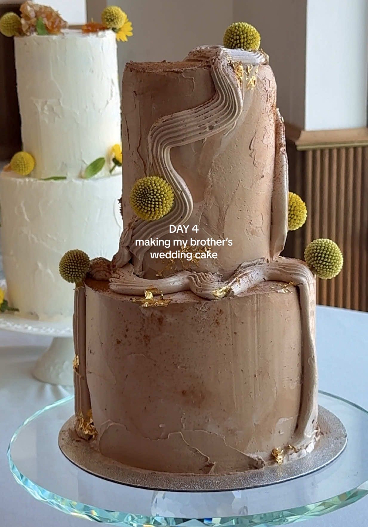 A post by @zoebarriesode on TikTok caption: DAY 4: saved by Diet Coke ❤️🫂 #wedding #weddingcake #cakes #baking #weddingtiktok 