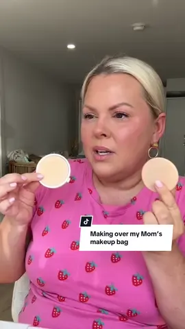 A post by @selenamup on TikTok caption: Guys my Mom’s makeup bag was rough!! Changing her mind a few products at a time  #makeuptutorial #MakeUpArtist #maturemakeup 