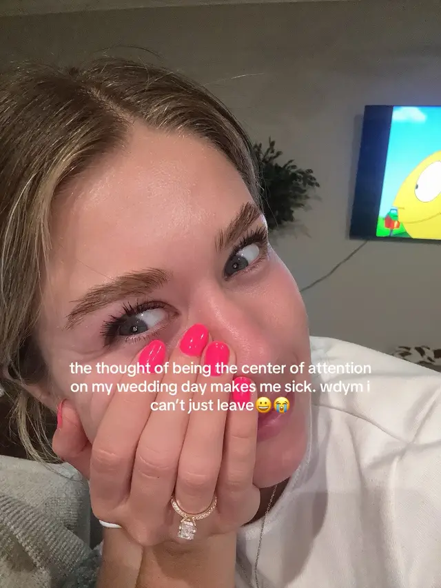 A post by @madisonlynge on TikTok caption: #bride #bridetobe #2025bride #weddingplanning #weddingprep #weddingceremony #weddinghumor 