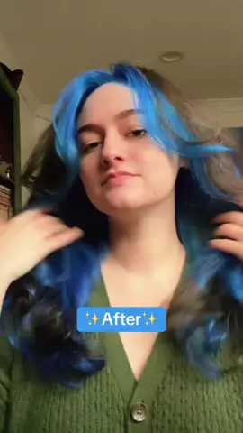 A post by @lololand_17 on TikTok caption: Fresssshhhhh  #bluehair #bluehairedgirl #immeagainfeelslikeitsbeenyears 