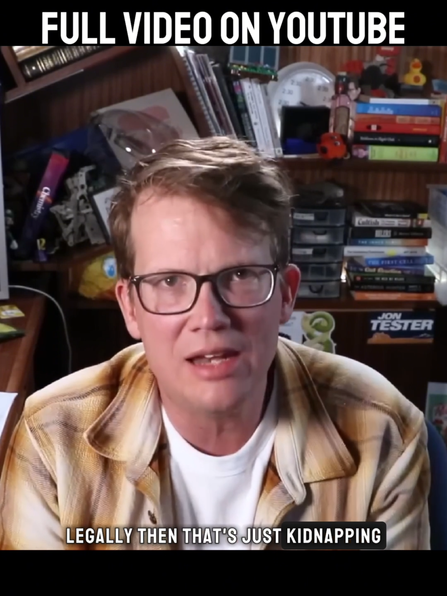A post by @hankgreen1 on TikTok caption: There should not be kings.