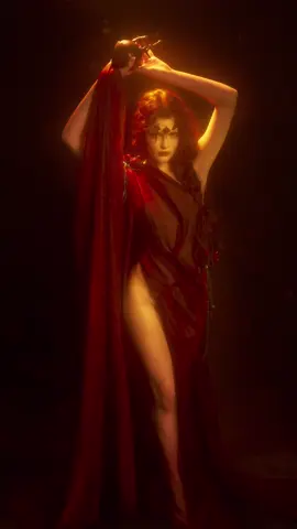 A post by @emackelder on TikTok caption: Persephone 💃🏻 W/ @Saint Avangeline 🍉  Gown by @thistleweedatelier film photos by @Griff  #mythology #fyp #portraits #goddess #ethereal