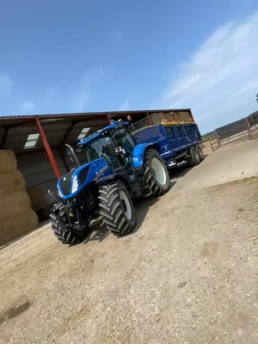 A post by @seancollins970 on TikTok caption: #grass24 #doingsuperstuff #seancollins970 #johndeere #tractor #farmingtiktok #farming @Macka 2. 0 