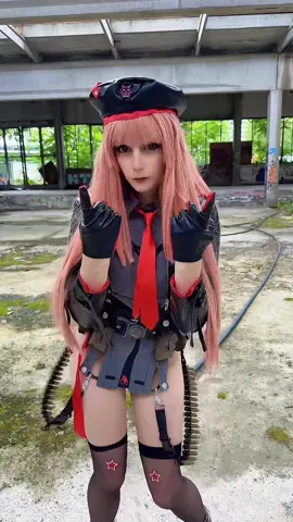 A post by @ on TikTok caption: I guess i‘m lonely ❤️ #rapicosplay #rapinikke #rapinikkecosplay #nikkethegoddessofvictory #fakesituation⚠️ 