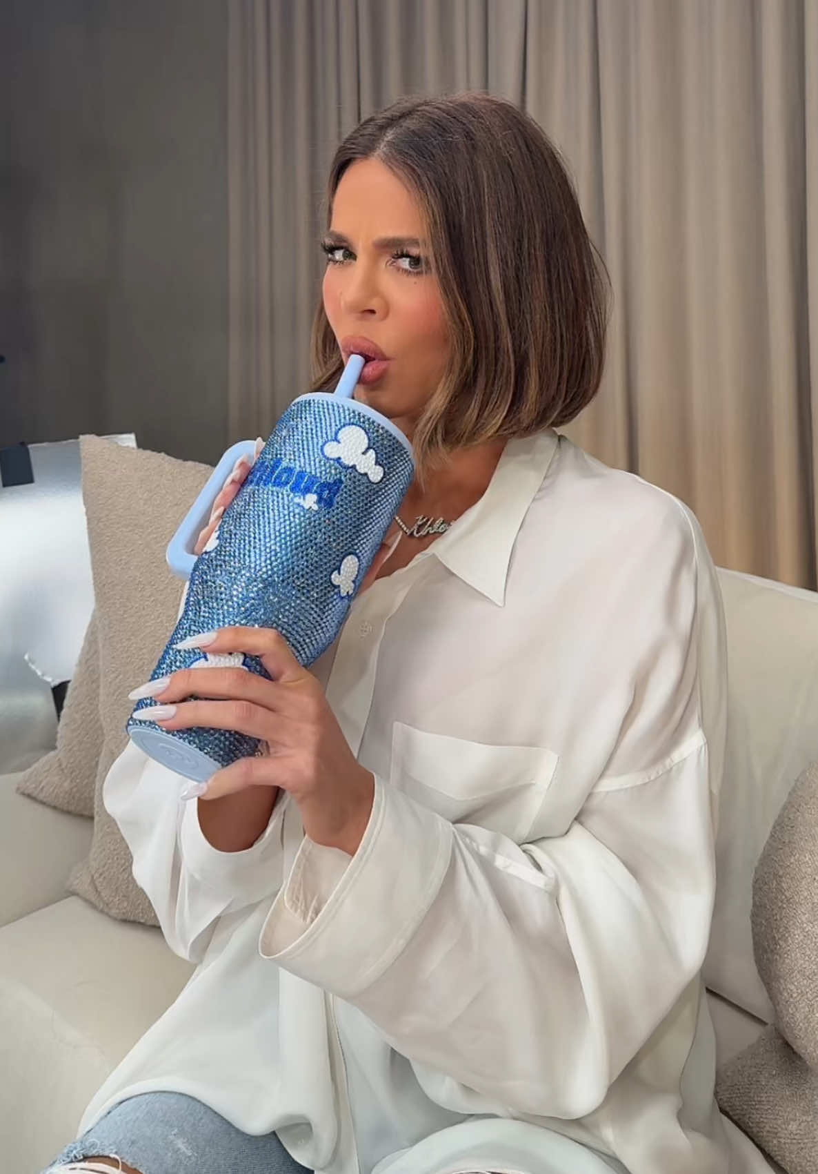A post by @khloékardashian on TikTok caption: Hustle, heart and high standards 🤍 @Yris Palmer 