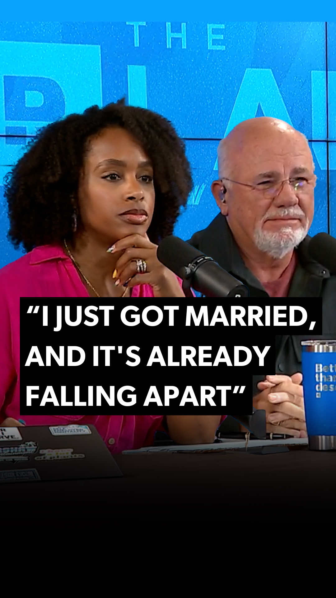 A post by @daveramsey on TikTok caption: Bianca just got married a few months ago, and now she’s realizing her husband’s money habits are putting their future on shaky ground.   This isn’t just about missed child support or a car headed for repossession. It’s about two people with no shared vision.   But there’s hope. It starts with sitting down and saying, “Where are we going, and how do we get there as one?” #moneytok #marriedlife #marriageadvice #moneyproblems #fighting 
