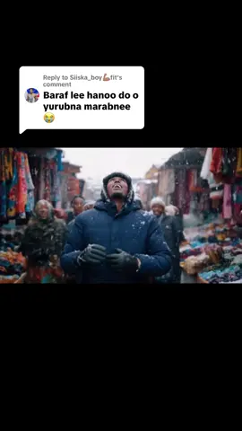 A post by @mudumala80 on TikTok caption: Replying to @Siiska_boy💪🏽fit  soo laabta somaliyey baraf da ayo #somalitiktok #veo3 #aisomalia 