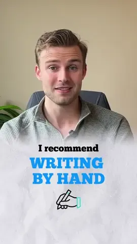 A post by @englishattheready on TikTok caption: Write by hand ✍️