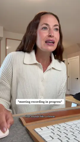 A post by @loewhaley on TikTok caption: Have you ever had a boss like this? #wfh #boss #manager #relatable #corporate #toodaloo #career 