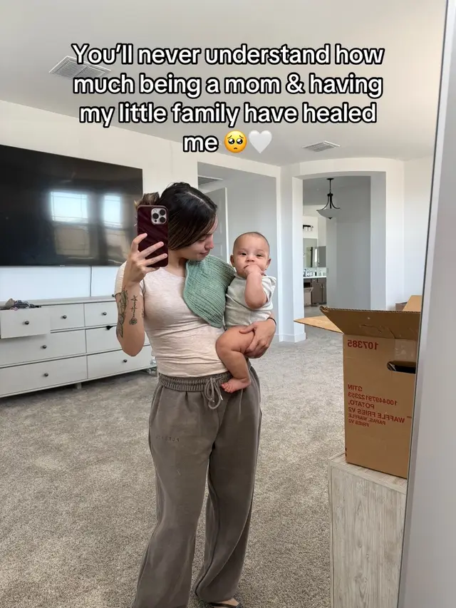 A post by @lilversachi on TikTok caption: I truly love being a mom and I can’t wait to meet our baby boy on the way! 🥹🤍🙏🏼 #fyp #foryou #fy #momtok #viral #baby 