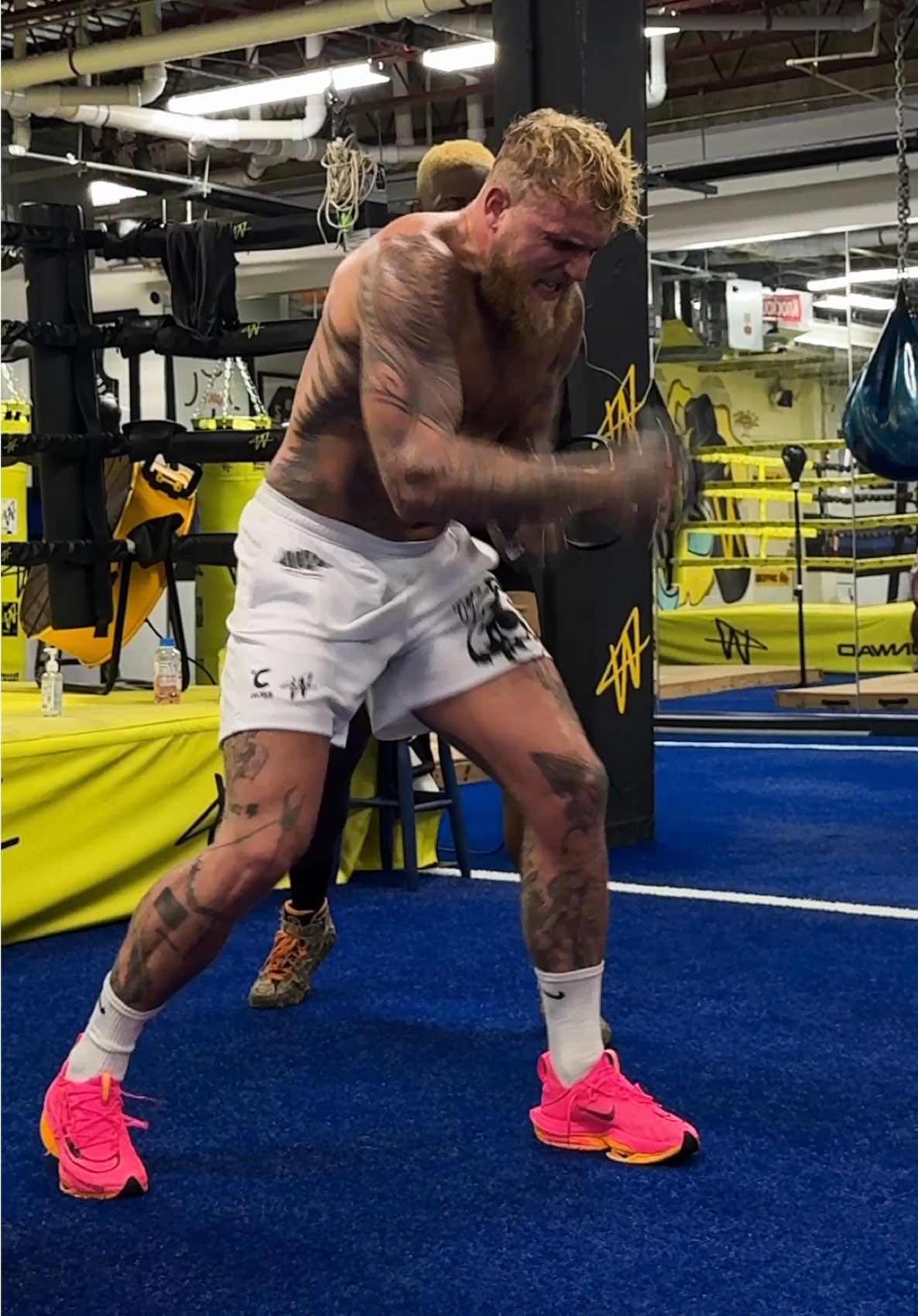 A post by @jakepaul on TikTok caption: Saturday, June 28 Honda Center - Anaheim, CA Live on DAZN PPV #PaulChavez 