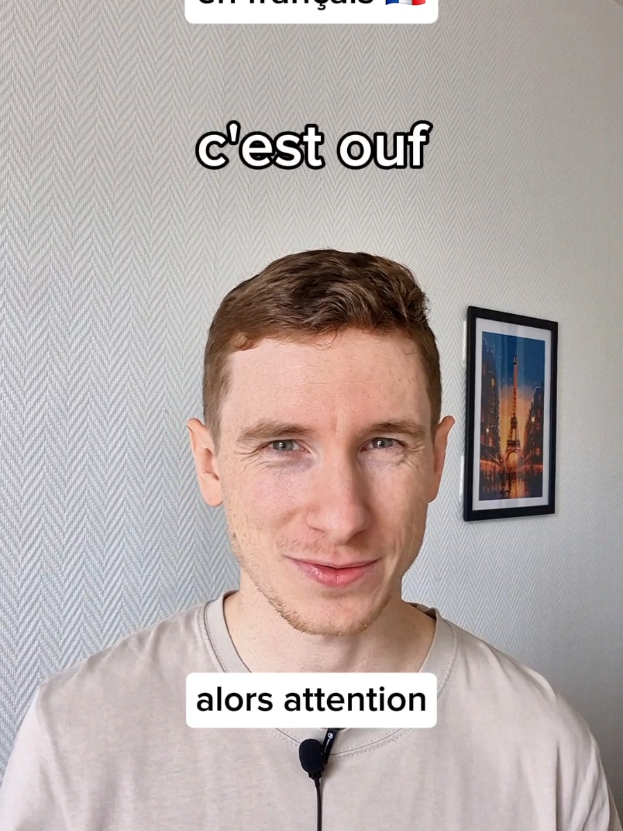 A post by @elmartino_french on TikTok caption: c'est ouf en français #education #learnfrench #apprendrelefrançais #aprenderfrances #language 