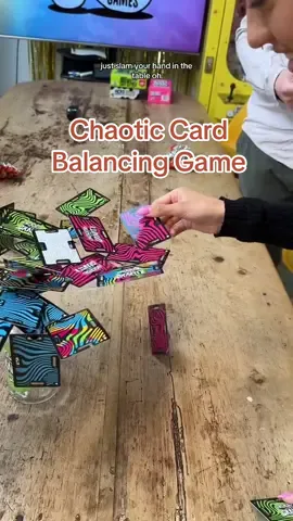 A post by @bigpotatogames on TikTok caption: it’s always a silly goofy game night with this game 🤣 #cardgames #cardsvsgravity #games #partygames #boardgames #games 