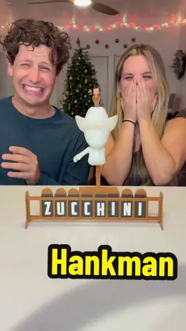 A post by @michael.dicostanzo on TikTok caption: Down to the LAST guess…this got CRAZY 👀🔥 #hankman #boardgametok #hangman Check out my IG for more board games! #MetaPartner 