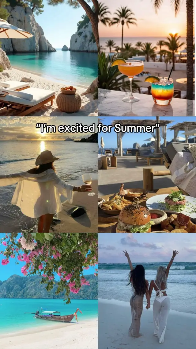 A post by @x_ge_x_ on TikTok caption: Are you excited for Summer? ☀️🏝️🧡