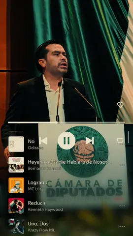 A post by @alvarezmaynez on TikTok caption: Ya tenemos la playlist oficial para cuando sea una realidad la jornada laboral digna. 🎸 Llegó el momento, no hay tiempo que perder. 40 horas, ¡AHORA! ⏰
