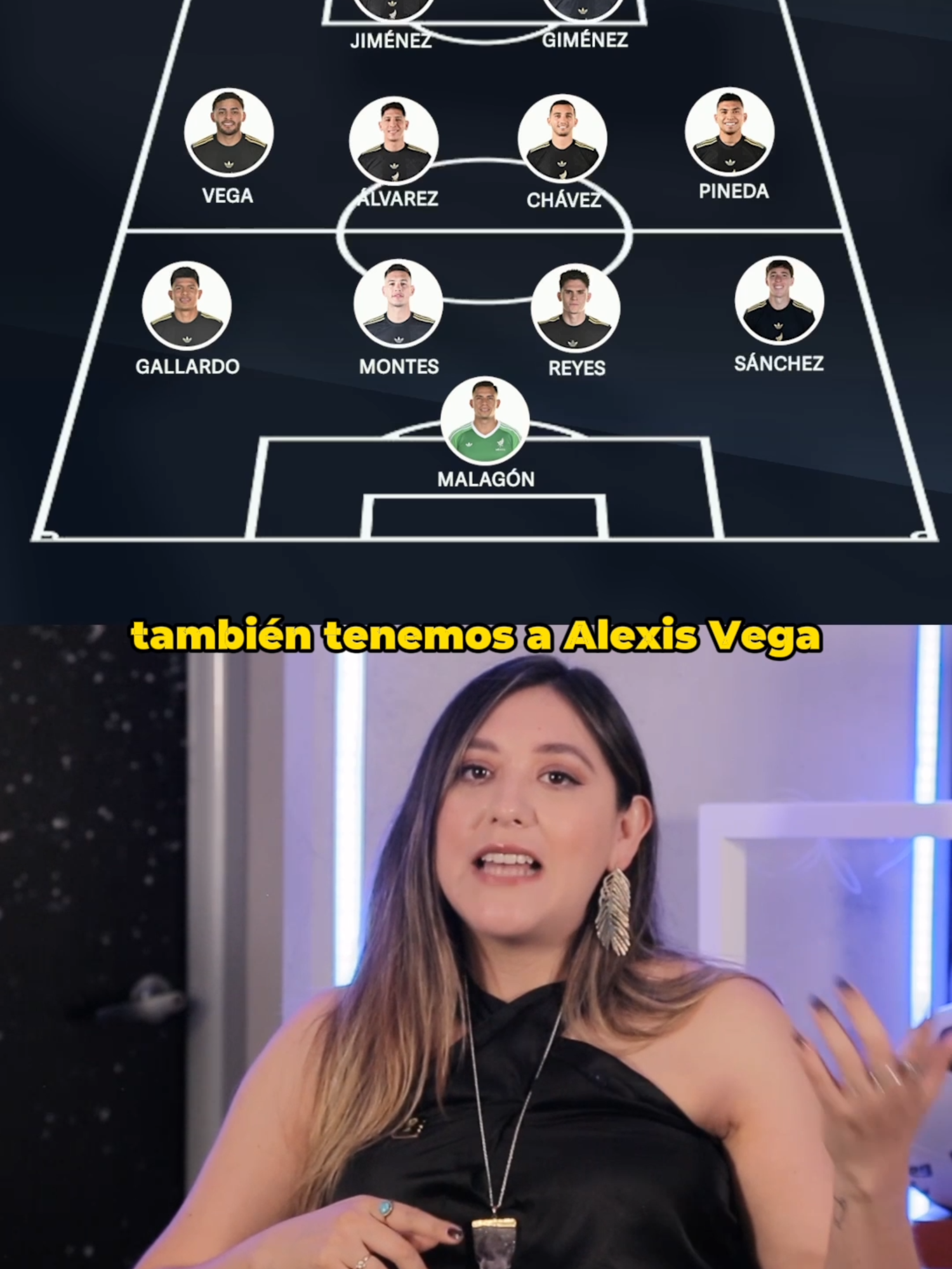 A post by @tudnoficial on TikTok caption: ¿Qué quitas, qué pones? 🧐🇲🇽 El XI IDEAL de Selección Mexicana ¡Lo comentamos en #LaRepe ! ▶️ Todos los lunes en nuestro canal de YouTube