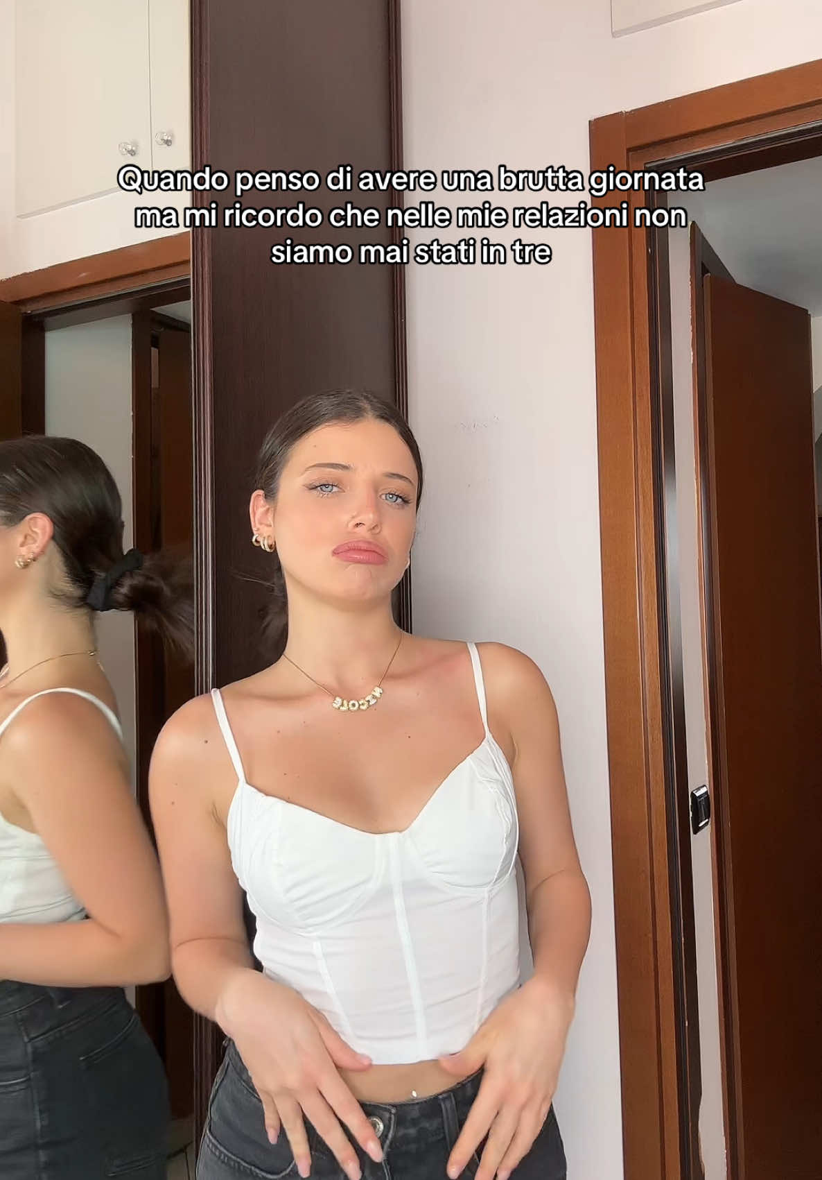 A post by @micolinicole on TikTok caption: Almeno credo 