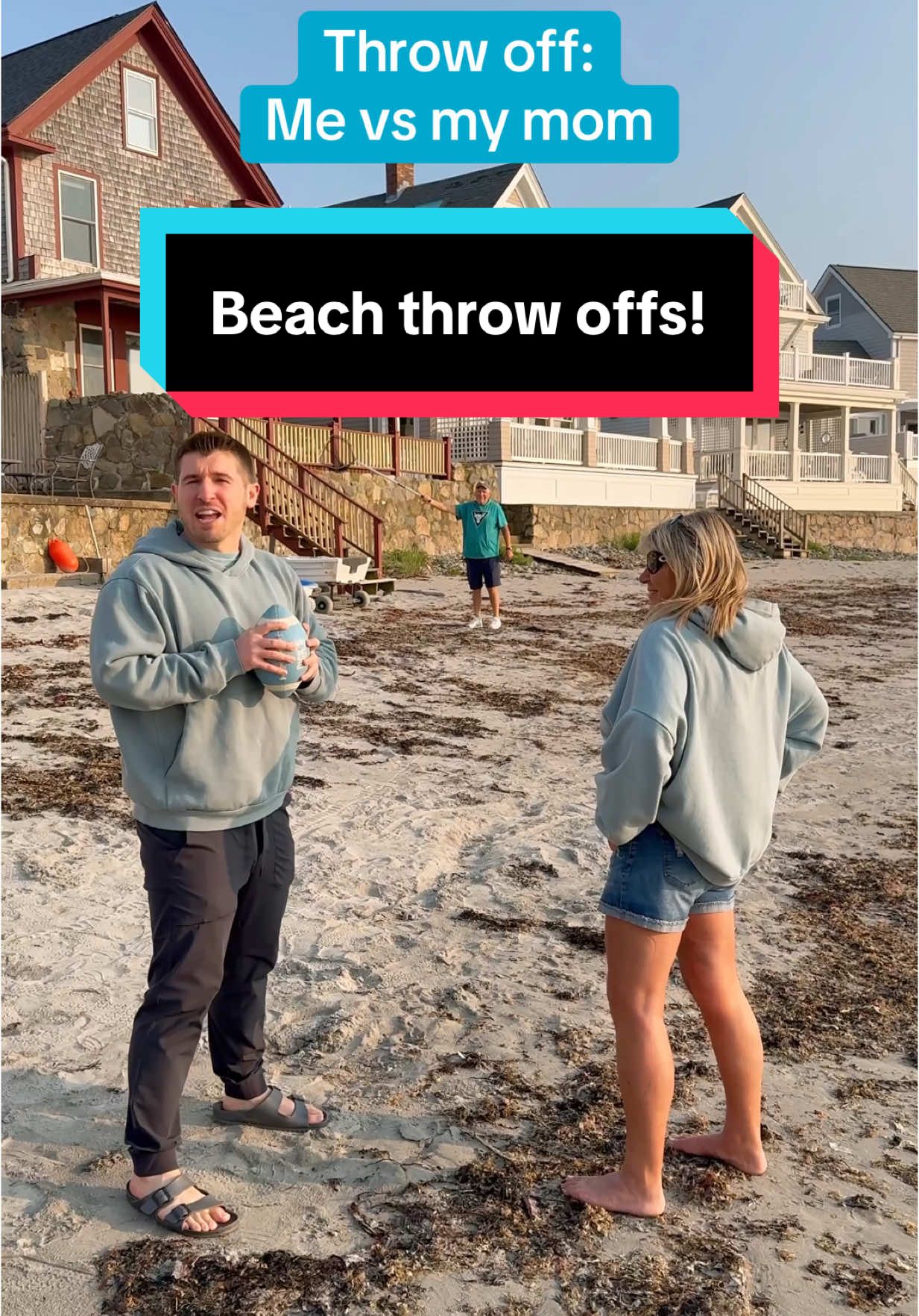 A post by @paulieepaull on TikTok caption: 3 throw offs!! How many did I win?! #trickshot #football 