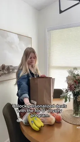 A post by @brookexaloura on TikTok caption: #ACMEpartner Just a little peek into our daily routine! From breakfast to grocery runs, @ACMEmarkets makes it so much easier—especially with the for U™ loyalty program within the ACME app. I love getting deals that actually make sense for our family. Sign up now to unlock personalized savings just for you! #momroutine #groceryhaul #forUdeals #youngmomlife #ACMEforU