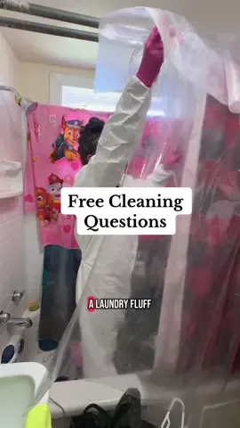 A post by @nottheworstcleaner on TikTok caption: Answering common questions from the last Bathroom Cleaning Transformation 🌿 #cleantok #cleaningqueen ##answeringquestions