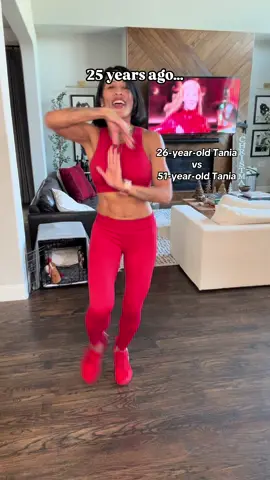 A post by @officialtaniabaron on TikTok caption: I stay healthy so I can do this 😝! #oopsididitagain #britneydancer #dancer #51andfit #momlife 