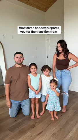 A post by @thecarlinfamily on TikTok caption: Had to add daddy in there since there is no fourth baby YET😉😂 #fyp #thecarlins #momlife #familyof5 #funny #cutebaby #siblings #parentlife #viral #trending #4u #trend 