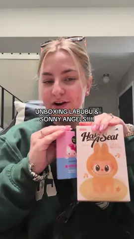 A post by @vvanessawenzl on TikTok caption: LABUBU unboxing?? I personally think they're cutie maybe just me🫣 #lifestyleblogger #BookTok #trend #labubu #labubuthemonsters #sonnyangels #unboxing 