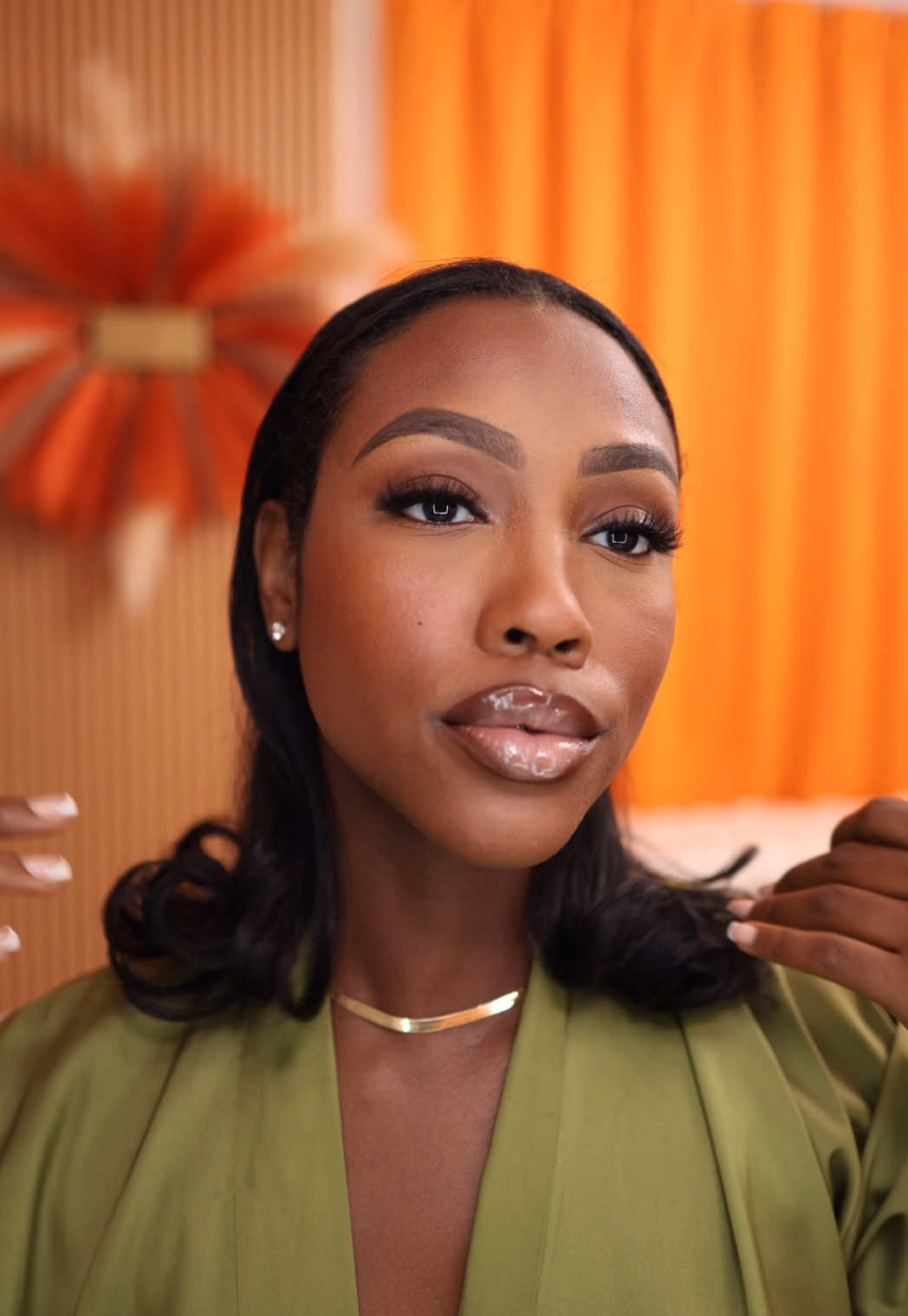 A post by @caittheegreat__ on TikTok caption: I love it here 🥰😍 #MakeupTutorial 