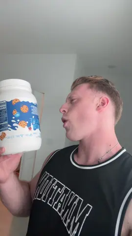 A post by @getrawnutrition on TikTok caption: 13% off AND free shipping 🤝 My bank account #rawnutrition #getrawnutrition #itholateprotein #cbum #proteinpowder #humor #gymhumor 