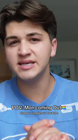 A post by @marcantoinedelage_ on TikTok caption: En ce mois de la fierté, je vous partage mon histoire de coming out au complet disponible sur YouTube🏳️‍🌈 le lien est en bio!!